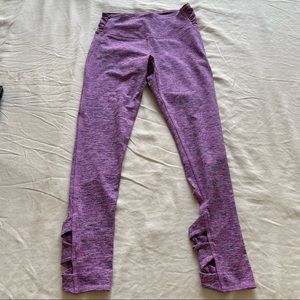 MANDUKA CROSS-BACK CROP LEGGINGS SIZE XS